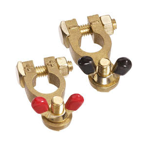 Others Cables Boxes Terminals Trays: Projecta Brass Battery Terminal Wingnut Marine (Pair) BT14-2