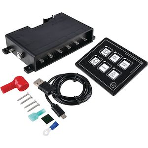 Drivetech 4X4 6-Way Touch Switch Panel with Bluetooth Control DT-SWP06