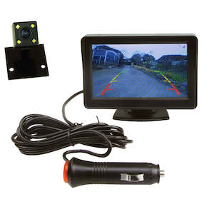 Cameras: Power Train RVC600WL Digital Wireless Reversing System 4.3” Rear View Monitor With Camera