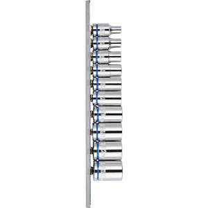 Mechpro Blue 10 Piece Socket Rail Set Metric 1/4In Drive – MPBSK114K