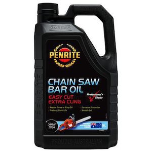 Oils Fluids Filters: Penrite Chainsaw Bar Oil 5L - CSB005