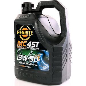 Penrite 4-Stroke 15W-50 Mineral Motorcycle Engine Oil 4L - MC4MIN15004