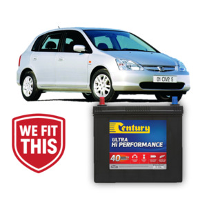 Best Selling: Honda Civic Battery (2000-2004)