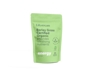 Lifestream Certified Organic Barley Grass Powder 500g Nutrient-Rich Superfood Supplement