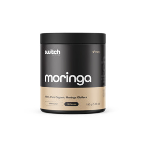 Switch Nutrition 100% Pure Organic Moringa Powder Vegan Superfood Daily Tonic