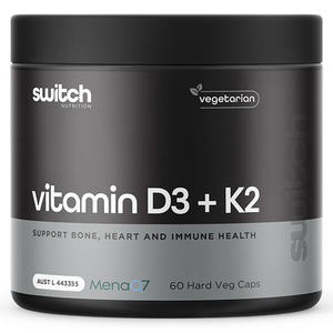 Switch Nutrition: Switch Nutrition Vitamin D3 + K2 60 Caps