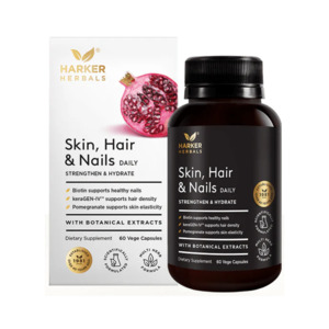 Harker Herbals: Harker Herbals Skin, Hair & Nails Daily Capsules 60
