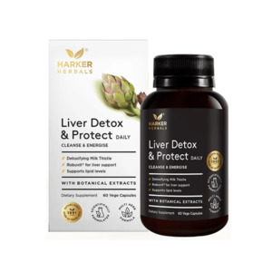 Harker Herbals: Harker Herbals Liver Detox & Protect Daily Capsules 60