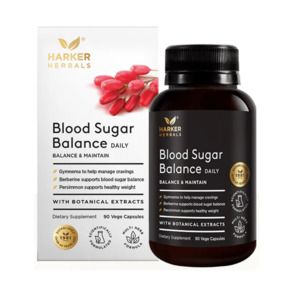 Harker Herbals: Harker Herbals Blood Sugar Balance Daily Capsules 90