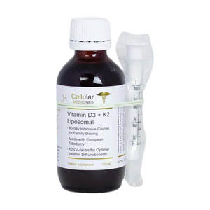 Liposomals: Cellular Medicines Vitamin D3 + K2 Liposomal 100ml