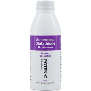 Poten-C Superdose Liposomal Glutathione 500mg 450ml