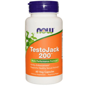 Now Foods TestoJack 200mg 60 Veggie Caps