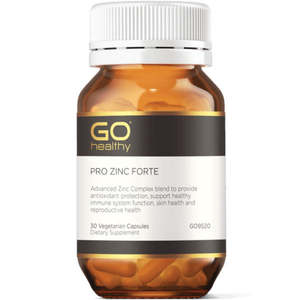 Sexual Health Libido: Go Healthy Pro Zinc Forte 30 Caps
