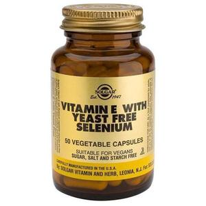 Solgar Vitamin E with Selenium 50 Capsules