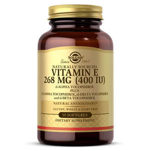 Vitamin E: Solgar Vitamin E 400iu Mixed 50 Softgels