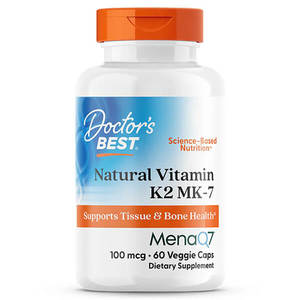 Vitamin K: Doctor's Best Natural Vitamin K2 MK-7 with MenaQ7 100mcg 60 Caps