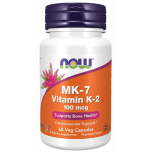 Vitamin K: Now Foods Vitamin K-2 MK-7 100mcg 60 Caps