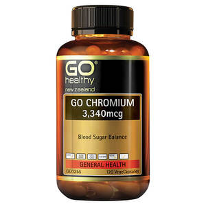 Chromium: Go Healthy Go Chromium 3340mcg 120 Veggie Caps