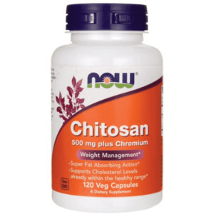 Chromium: Now Foods Chitosan 500mg Plus Chromium 120 Caps