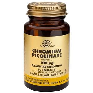 Chromium: Solgar Chromium Picolinate 100mcg 90 Tabs