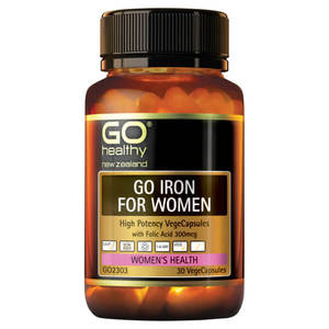 Iron: Go Healthy Go Iron for Women 30 Veggie Caps