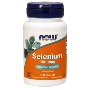 Selenium: Now Foods Selenium 100mcg 100 Tabs