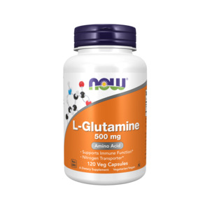 NOW Foods L-Glutamine 500mg Capsules