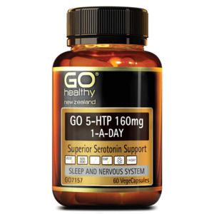 5 Htp: Go Healthy Go 5-HTP 160mg 1-A-Day 60 Veggie Caps