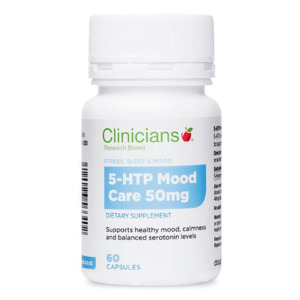 5 Htp: Clinicians 5-HTP Mood Care 50mg 60 Caps