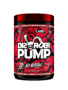 Faction Labs: Faction Labs Disorder Pump Non‑Stim Pre‑Workout 400g