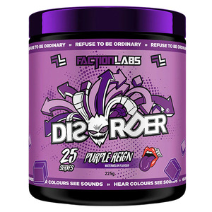 Faction Labs Disorder Pre Workout - 25 Serves for Ultimate Energy Boost