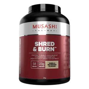 Informed Sport Certified: Musashi Shred & Burn Protein 2kg