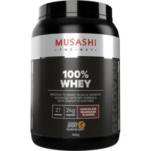 Informed Sport Certified: Musashi 100% Whey 900g