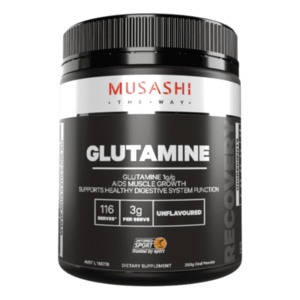 Informed Sport Certified: Musashi 100% Glutamine 350g