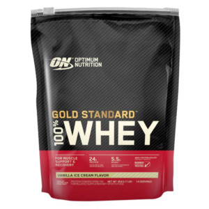 Informed Choice Certified: Optimum Nutrition Gold Standard 100% Whey 1lbs/454g