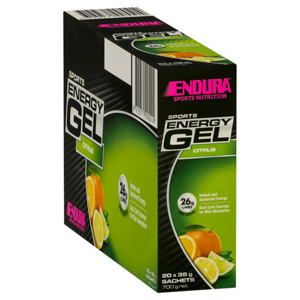 Top 10 Energy Endurance: Endura Sports Energy Gels 20 x 35g