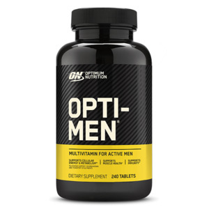 Optimum Nutrition Opti-Men 240 Tablets CLEARANCE Short Dated end of 01/2026