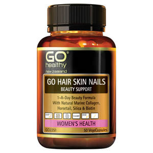Gifts For Her: Go Healthy Go Hair Skin Nails Beauty Support 50 Veggie Caps