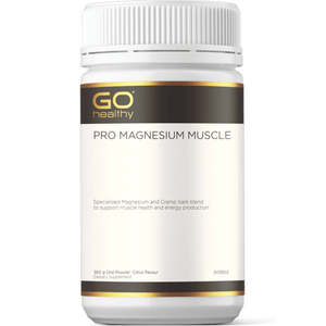 Magnesium: Go Healthy Pro Magnesium Muscle 360g ( Shortdated 05/25 )