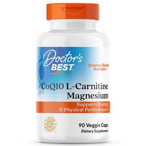 Magnesium: Doctor's Best CoQ10 L-Carnitine Magnesium 90 Caps