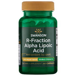 Alpha Lipoic Acid: Swanson R-Fraction Alpha Lipoic Acid 60 Caps
