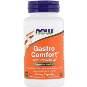 Aloe Vera: Now Foods Gastro Comfort with PepZin GI 60 Caps