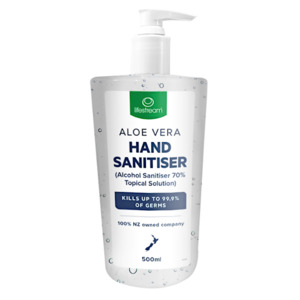 Aloe Vera: Lifestream Hand Sanitiser with Aloe Vera Gel 500ml