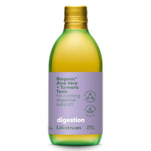 Lifestream Biogenic Aloe Vera + Turmeric Tonic 500ml