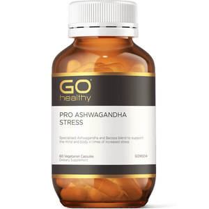 Ashwagandha: Go Healthy Pro Ashwagandha Stress 60 Caps