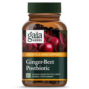 Beetroot: Gaia Herbs Ginger-Beet Postbiotic 60 Caps