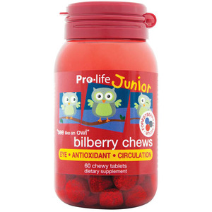 Bilberry: Pro-life Junior Bilberry 60 Chewables