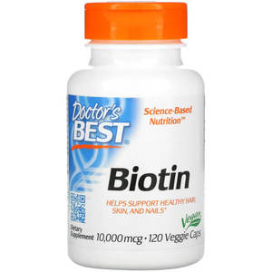Biotin: Doctor's Best Biotin 10,000mcg 120 Caps