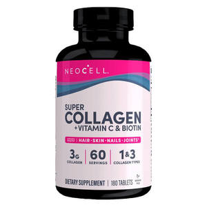 Biotin: NeoCell Super Collagen + Vitamin C & Biotin 180 Tabs