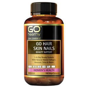 Biotin: Go Healthy Go Hair Skin Nails Beauty Support 100 Veggie Caps